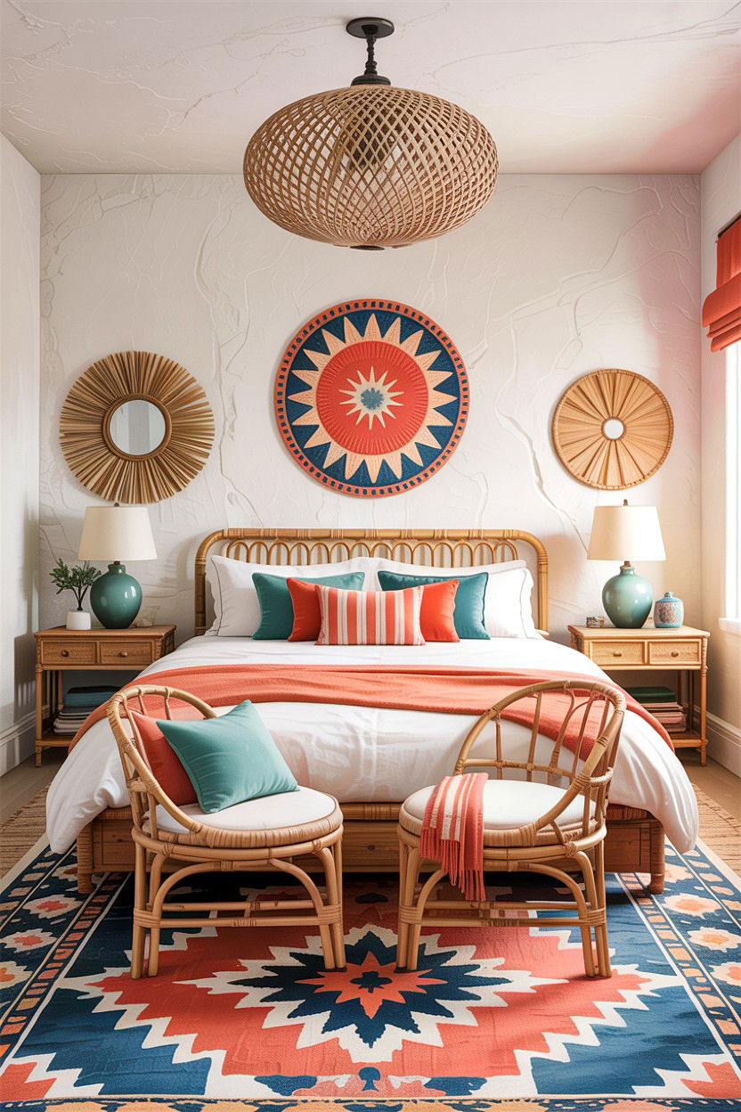 Bright Southwestern Bedroom - 30 Southwestern bedroom ideas