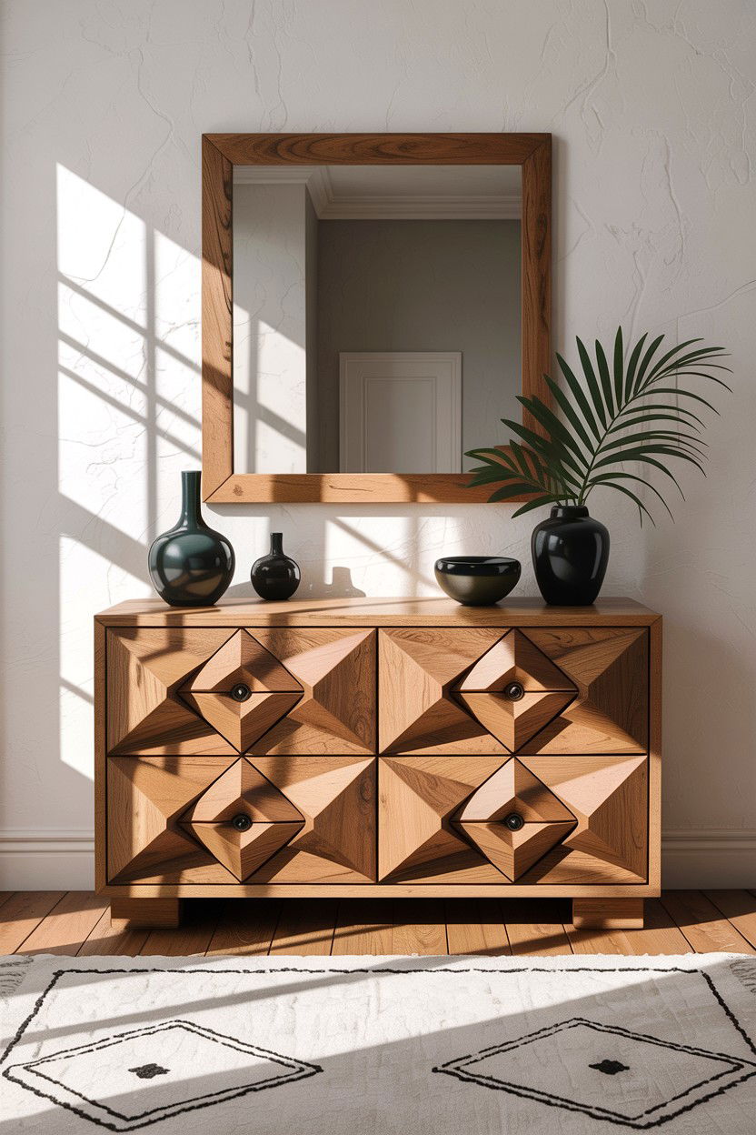 Brutalist Dresser - 30 bedroom vintage dressers