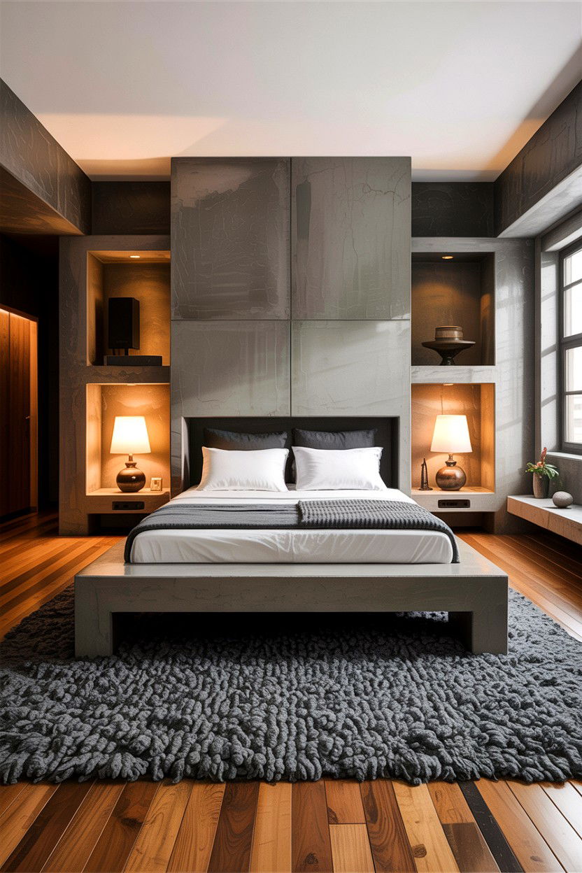 Brutalist Style Bedroom - 30 architect bedroom ideas
