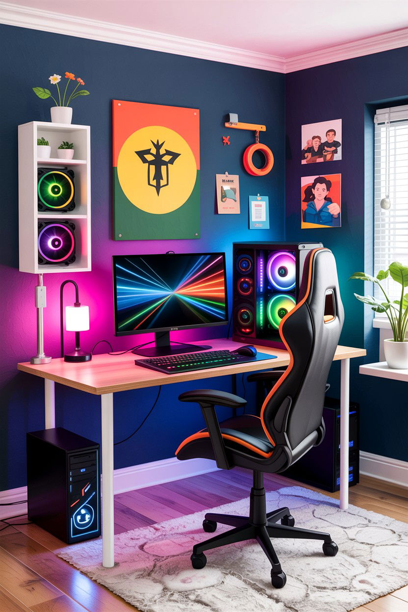 Budget Gaming Setup - 30 gamer setup bedroom ideas