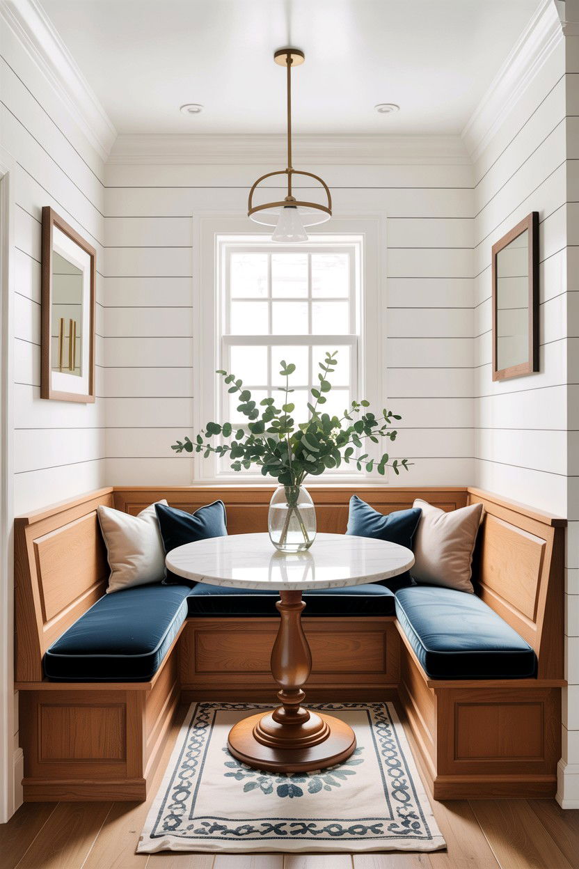 Built In Banquette Seating Storage - 30 small dining room space storage ideas