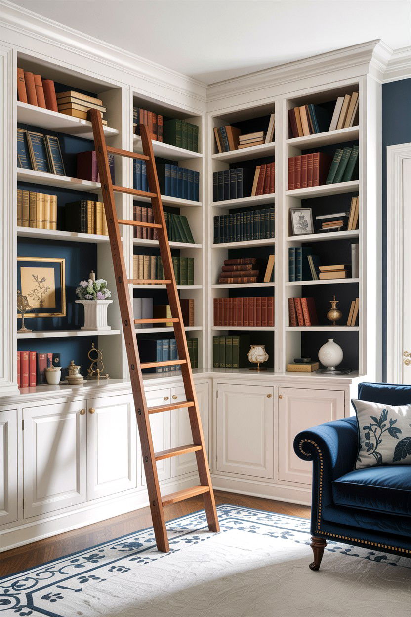 Built In Bookshelves - 30 fixer upper living room ideas
