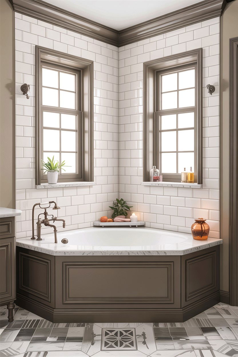 Built In Corner Tub - 30 corner tub ideas