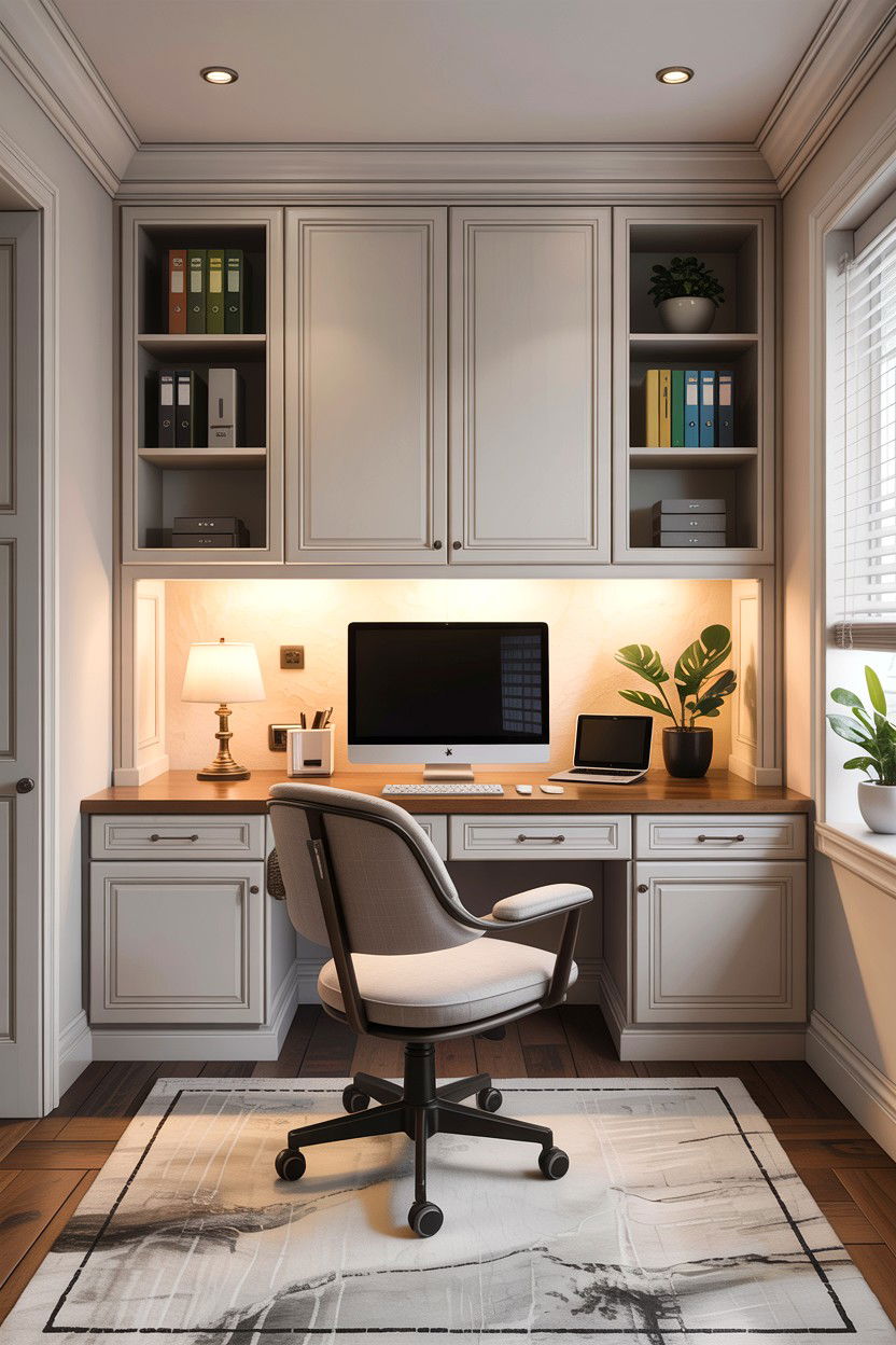 Built In Desk - 30 bedroom study desk ideas