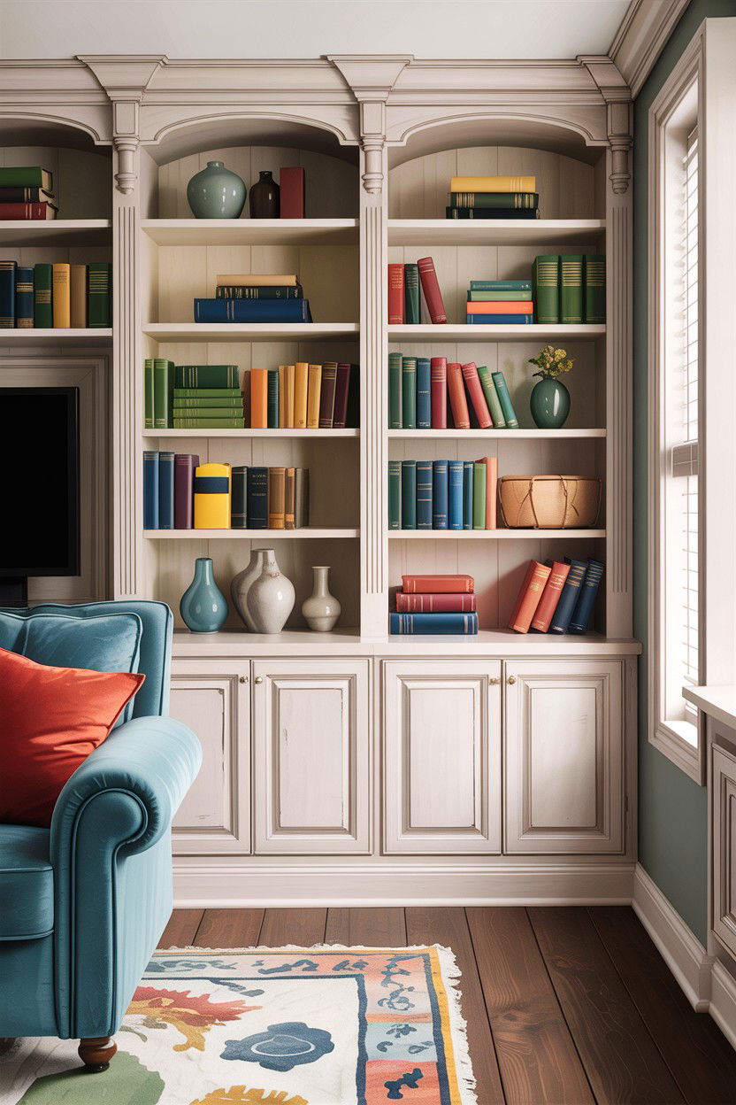 Built In Living Room Bookshelves - 30 living room custom cabinetry ideas