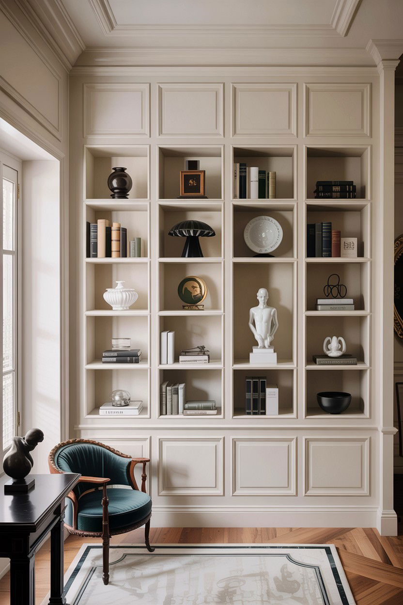 Built In Shelf Wall Partition - 30 bedroom shelf dividers