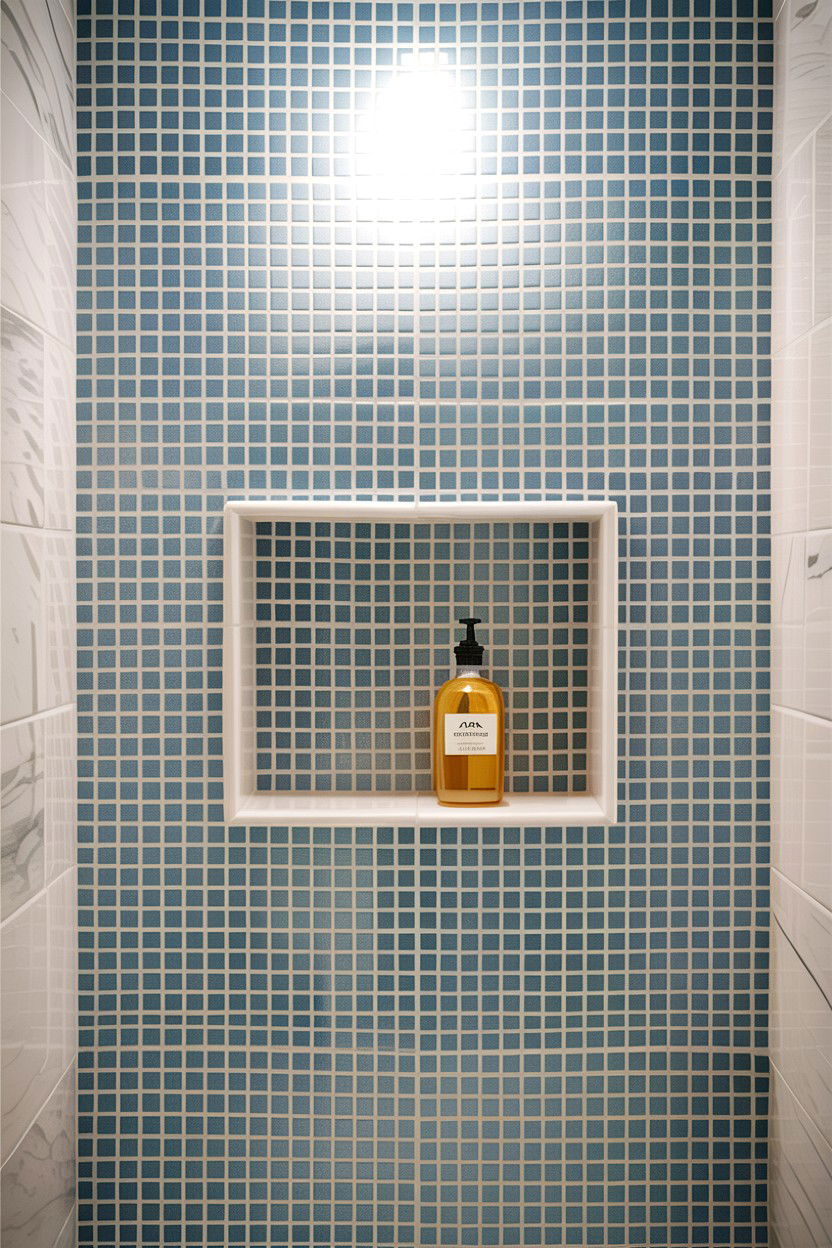 Built In Wall Niche - 30 bathroom afternoon project ideas