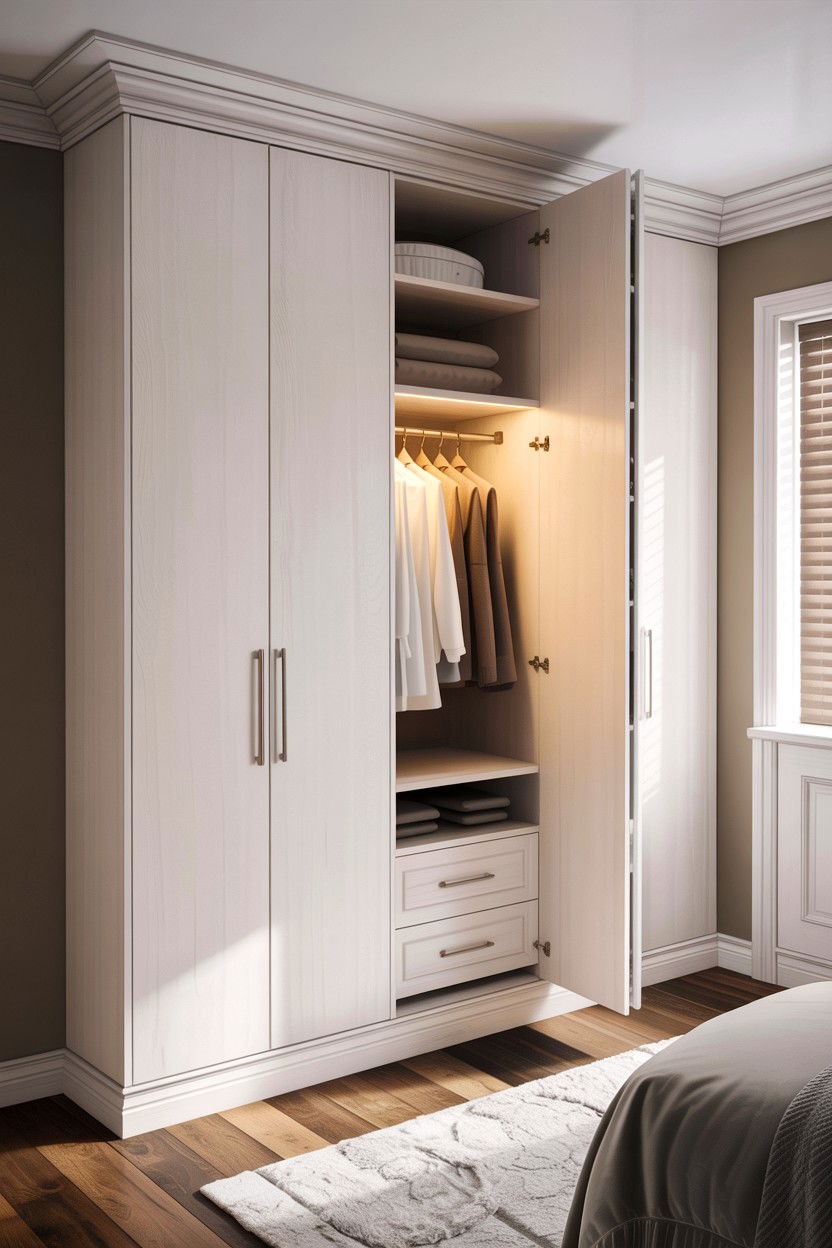 Built in wardrobe bedroom - 30 bedroom improvement ideas