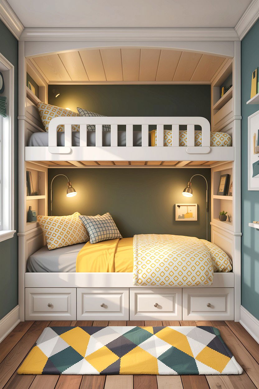 Bunk Bed Bedroom - 30 boys bedroom ideas