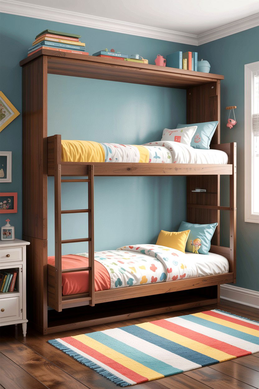 Bunk Bed Murphy Style - 30 bedroom hidden bed ideas