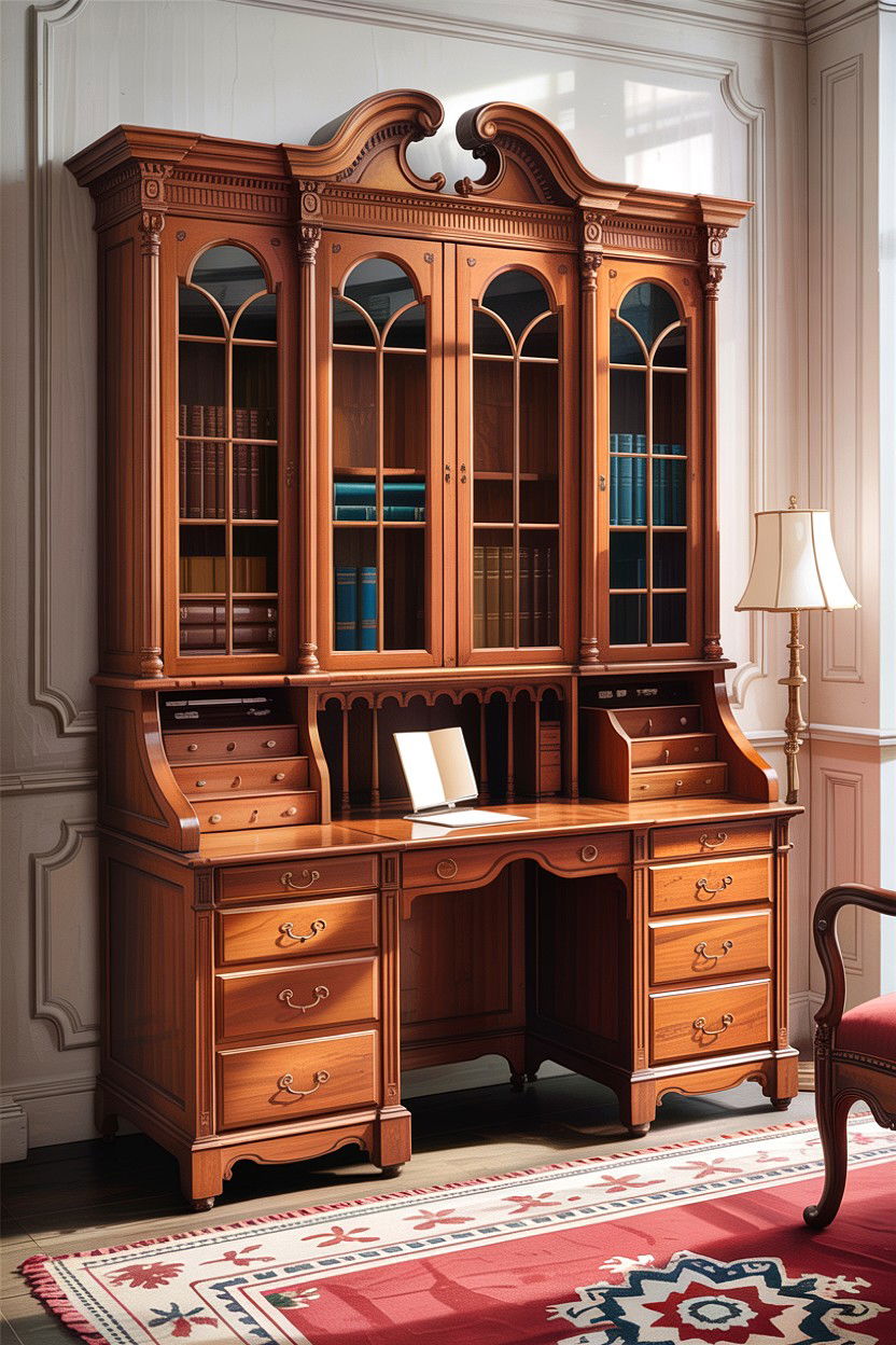 Bureau bookcase - 30 living room Georgian furniture ideas