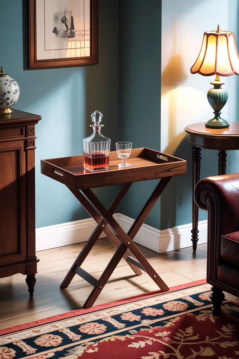 Butler Tray Table - 30 living room English furniture ideas