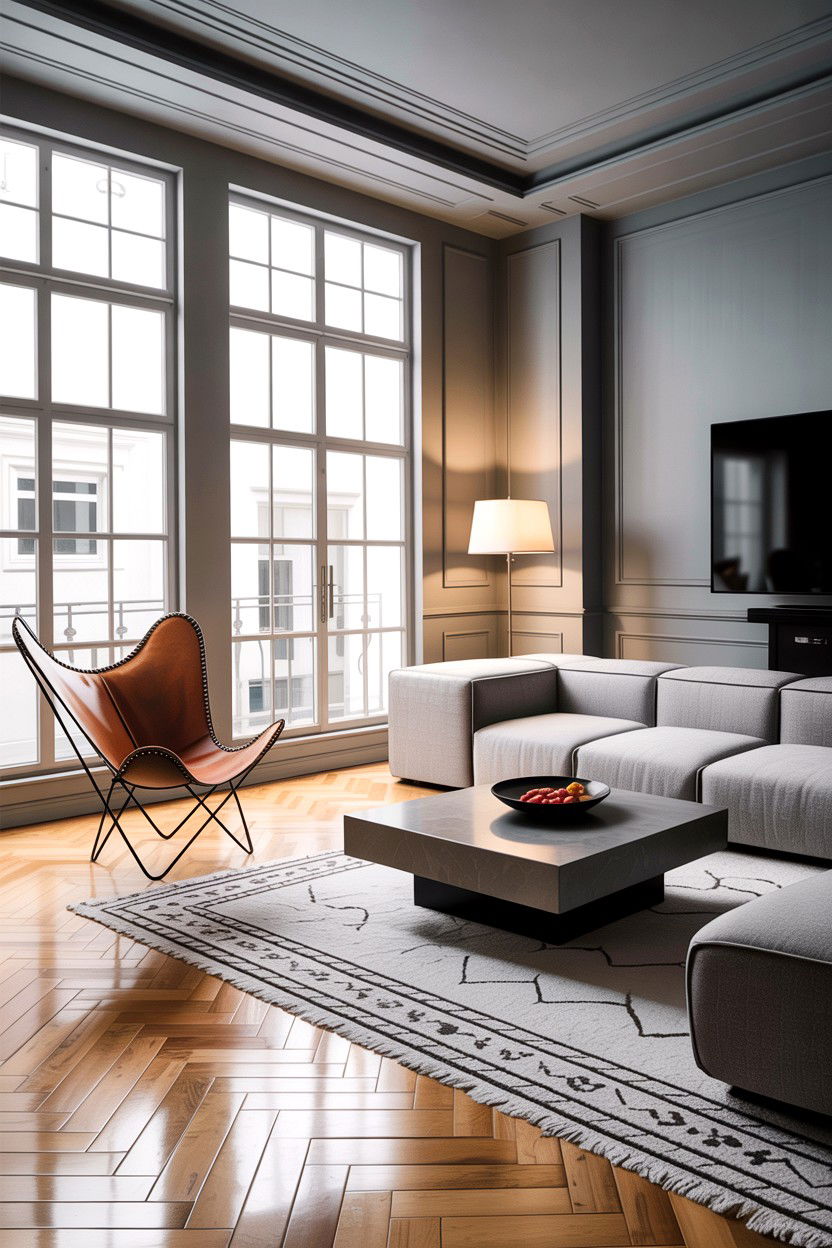 Butterfly Chair Contemporary Lounge - 30 living room Wegner chair ideas