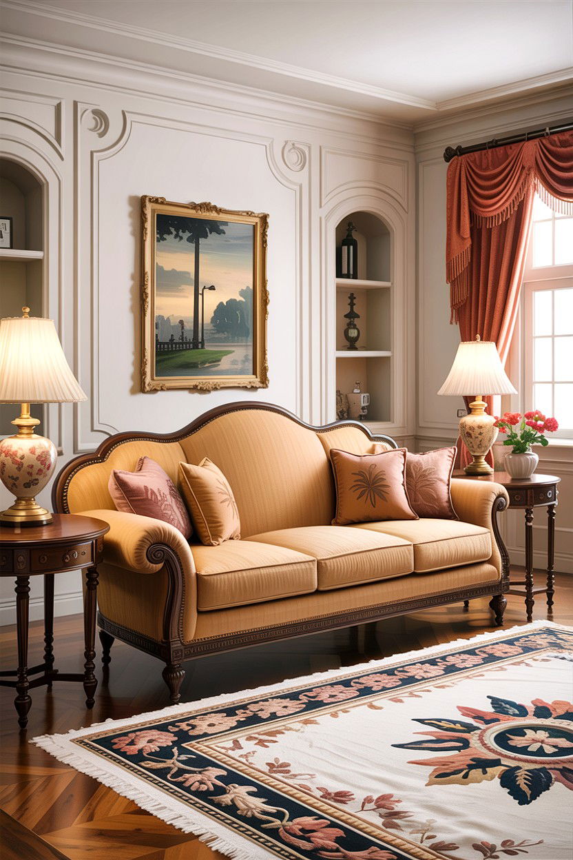 Camelback Sofa - 30 living room couch ideas