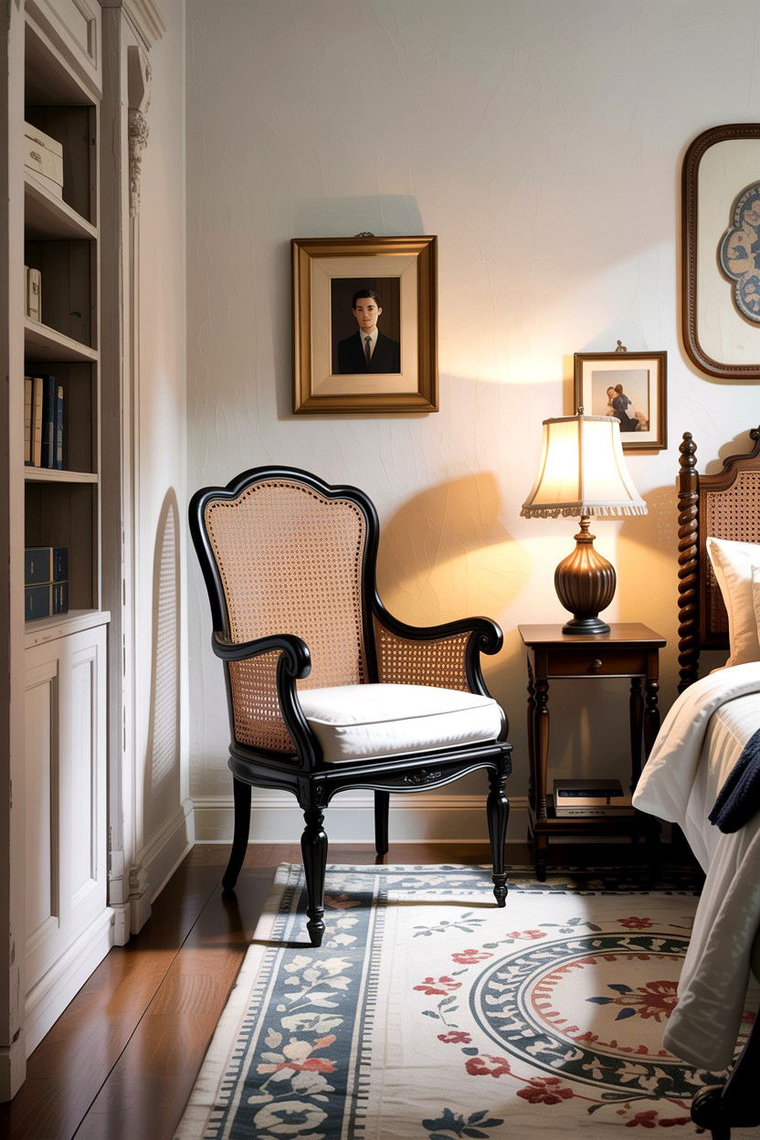 Cane Back Chair - 30 bedroom chairs