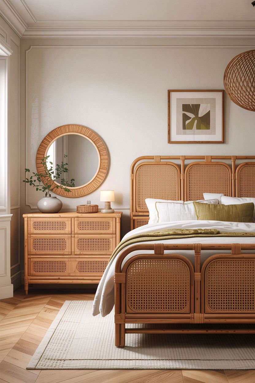 Cane Furniture Bedroom - 30 bedroom furniture ideas