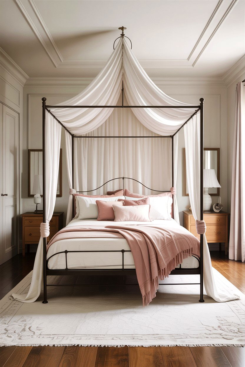 Canopy Bed Bedroom - 30 feminine bedroom ideas