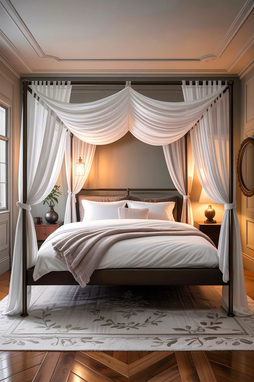 Canopy Bed Bedroom - 30 cozy bedroom ideas