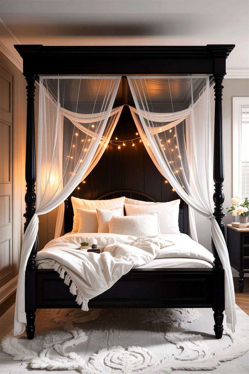 Canopy Bed Nook - 30 bedroom nook ideas