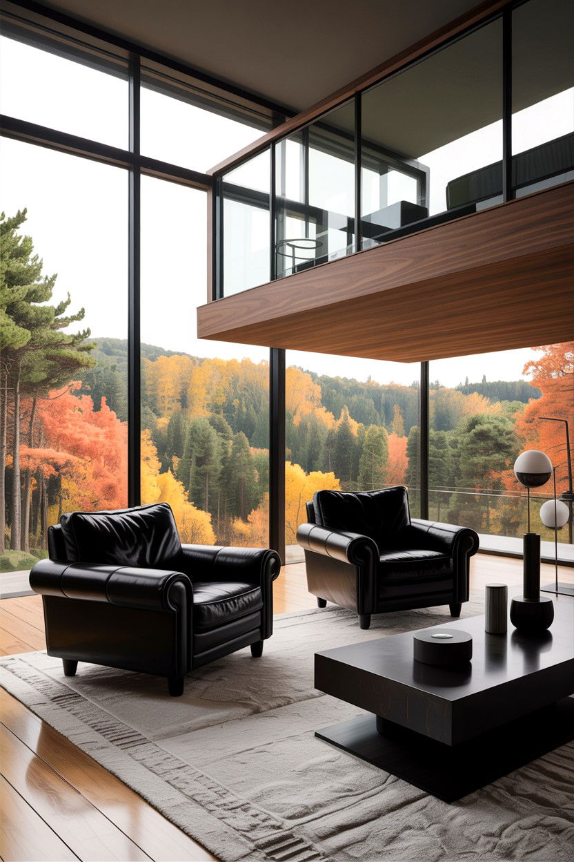 Cantilevered structure - 30 architect living room ideas