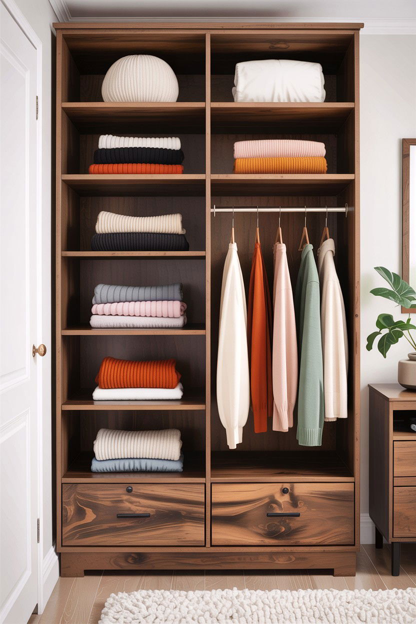 Capsule Wardrobe Storage - 30 bedroom wardrobes