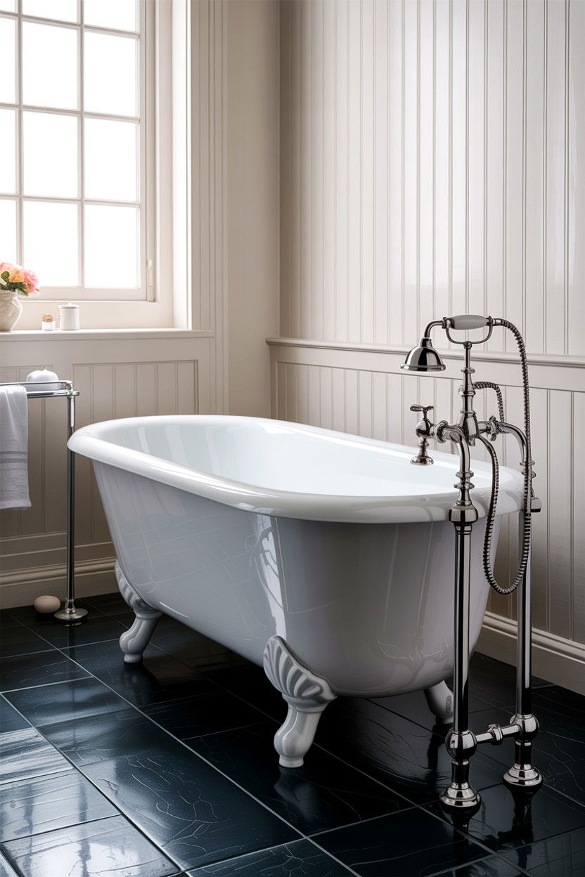 Cast Iron Tub - 30 freestanding tub ideas