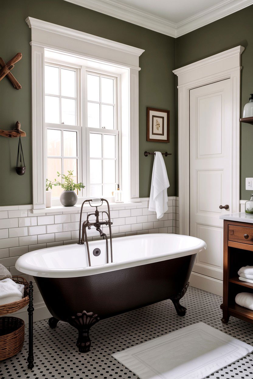 Cast iron clawfoot tub - 30 clawfoot tub ideas
