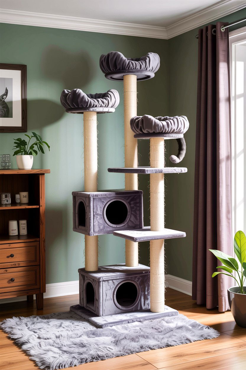30 Stylish Cat Tree Bedroom Ideas for Your Furry Friend