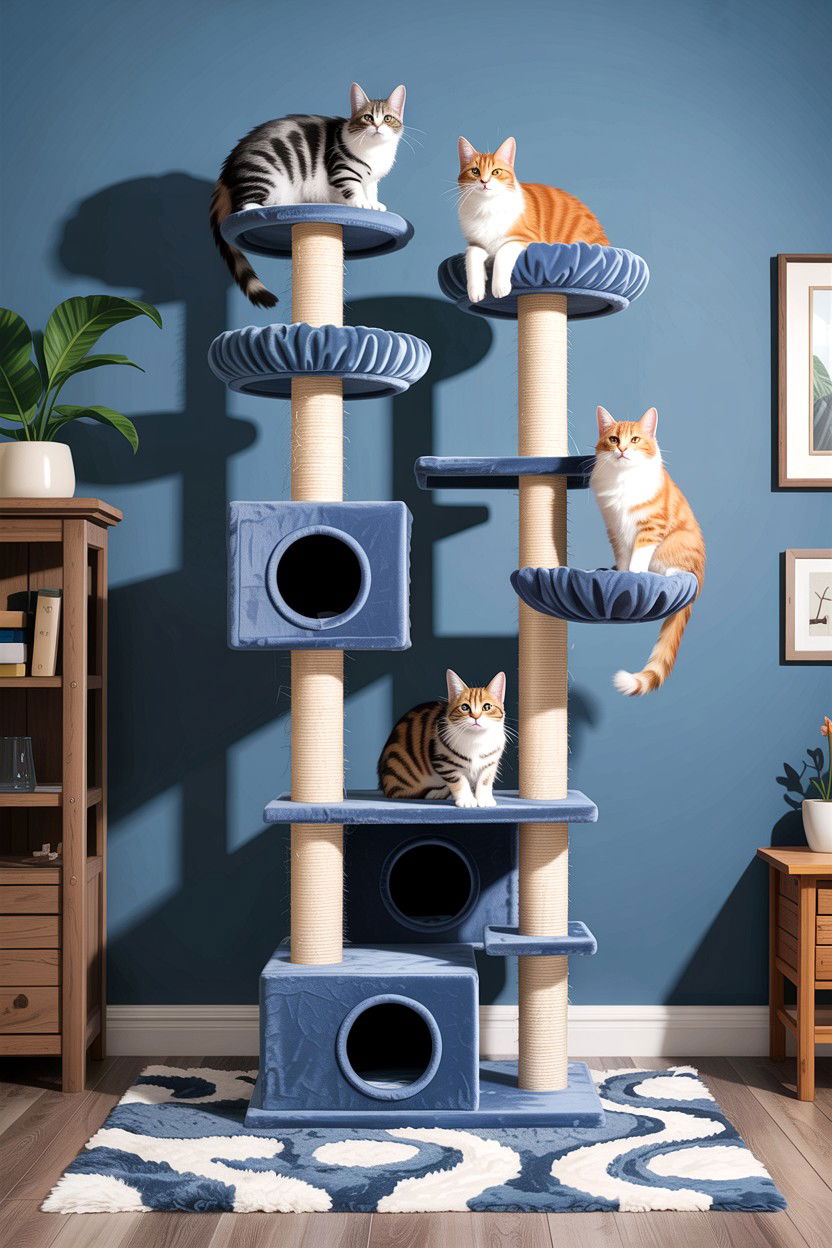 Cat Tree For Multiple Cats - 30 cat tree bedroom ideas