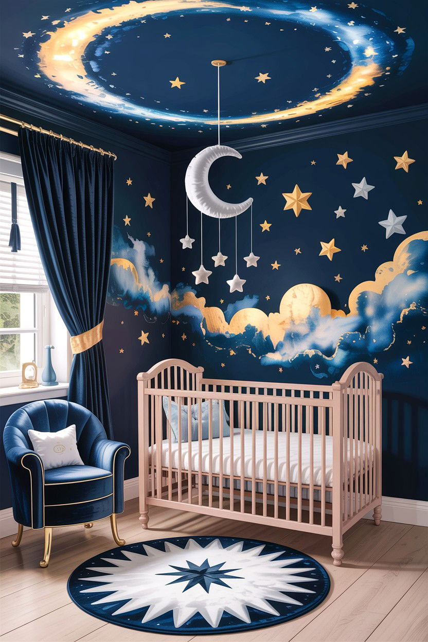 Celestial Baby Bedroom - 30 baby bedroom ideas