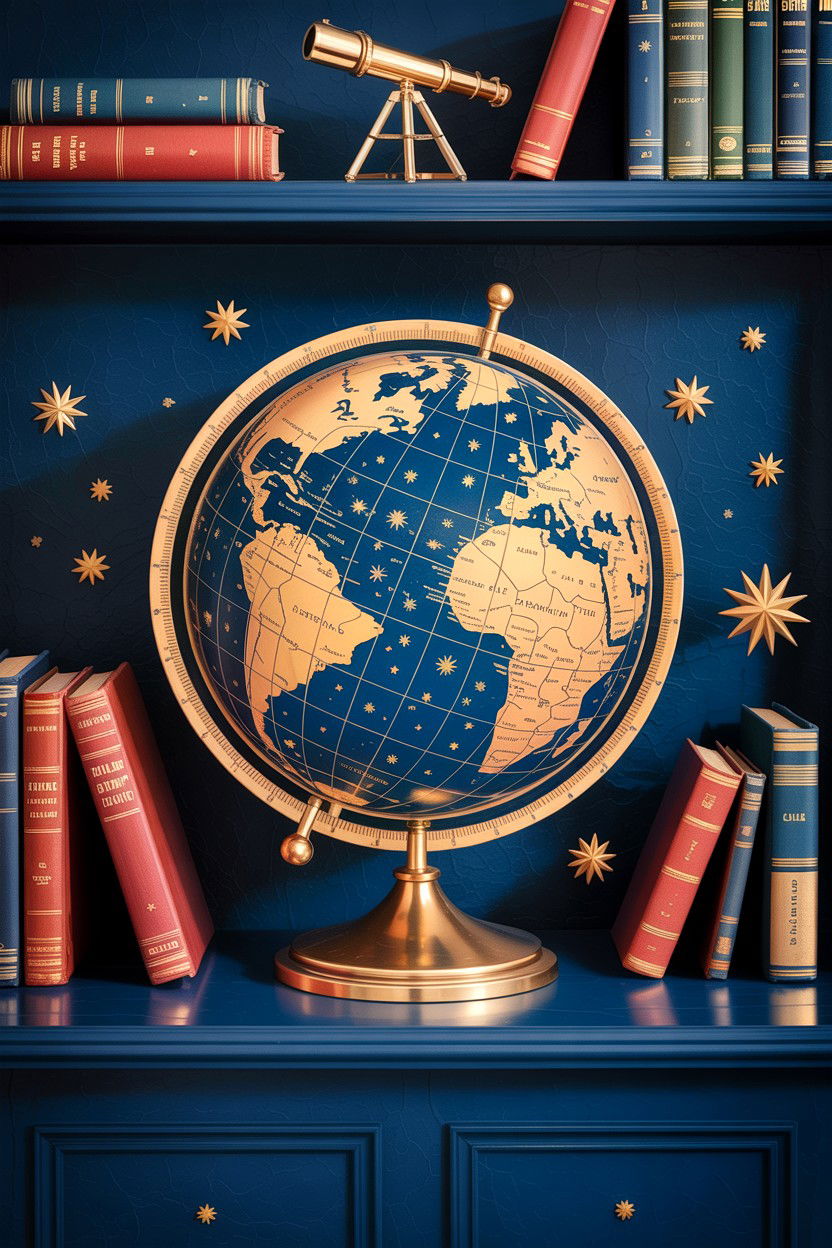 Celestial star globe - 30 living room globes