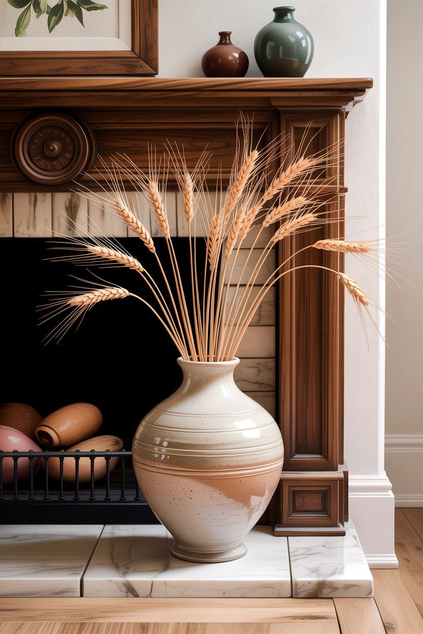 Ceramic Flower Vase - 30 handmade living room ideas