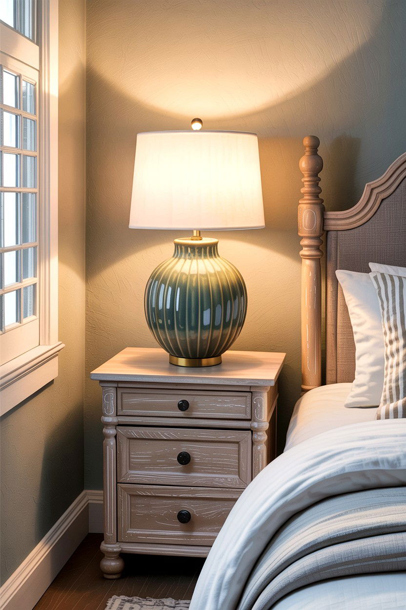 Ceramic Table Lamp For Bedroom - 30 bedroom bedside lamps