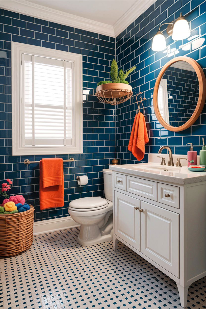 Ceramic basketweave tile - 30 basketweave pattern bathroom ideas