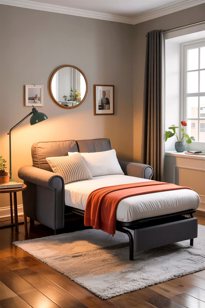 Chair Sleeper - 30 bedroom hidden bed ideas