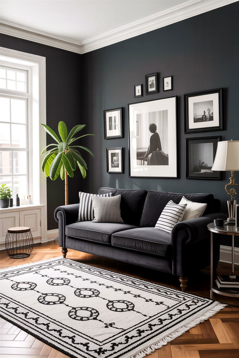 Charcoal Gray Living Room Decor - 30 living room gray furniture ideas