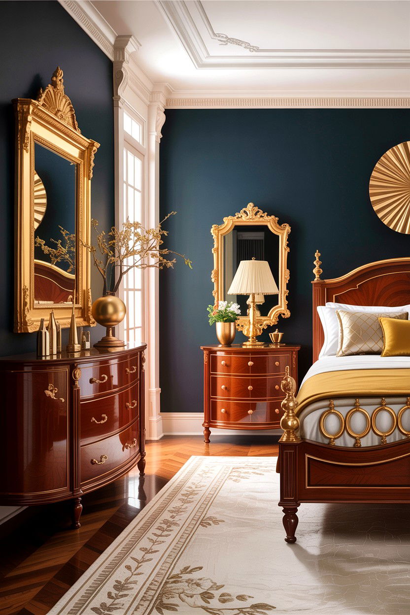 Cherry Furniture With Gold Accents - 30 bedroom cherry furniture ideas