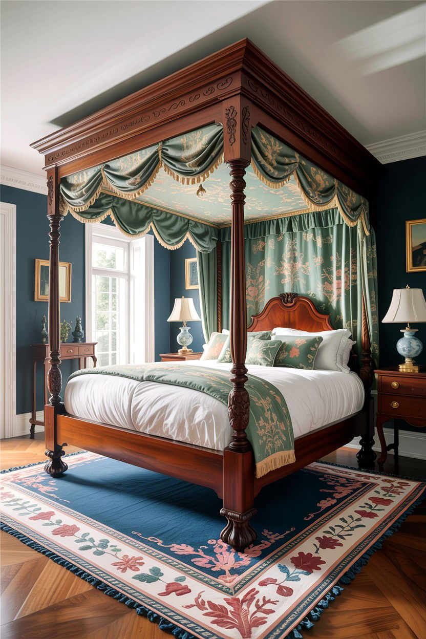 Chippendale Bedroom - 30 antique bedroom ideas