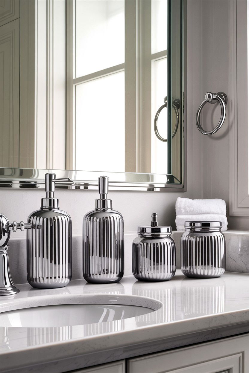 Chrome Bathroom Accessories - 30 chrome bathroom ideas