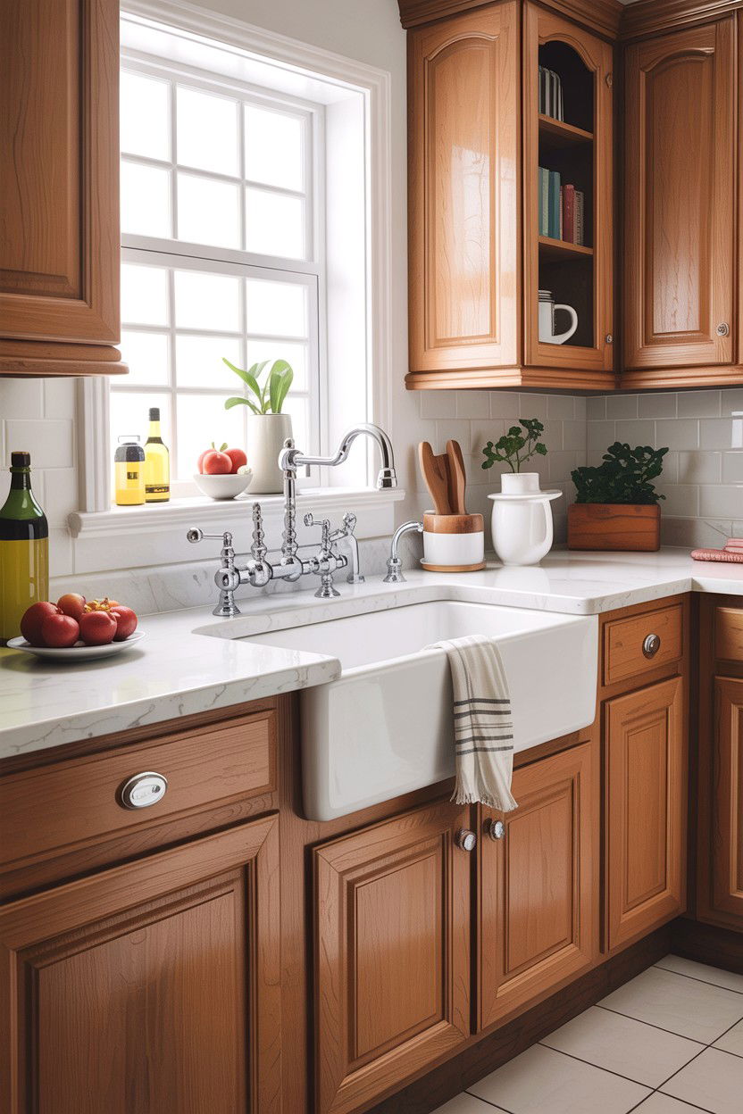 Chrome deck mount kitchen faucet - 30 chrome faucet ideas