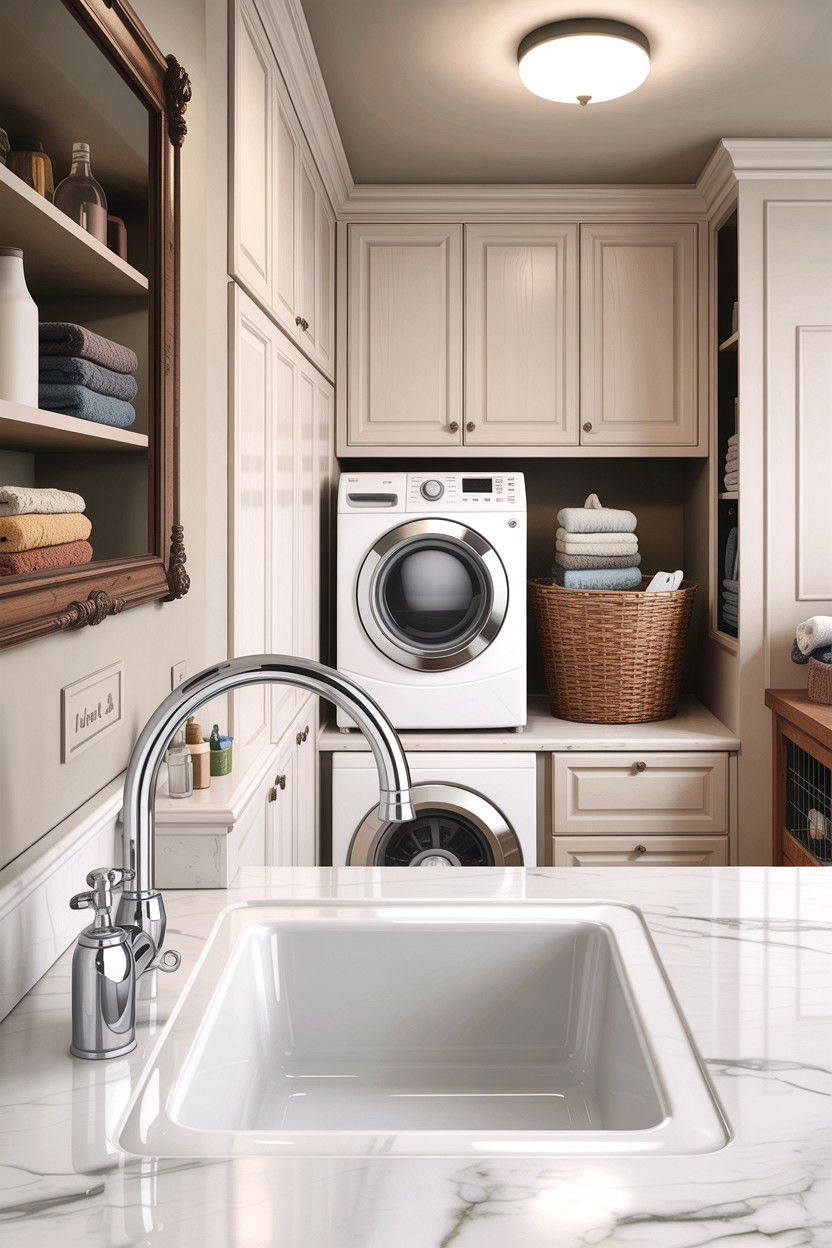 Chrome laundry room faucet - 30 chrome faucet ideas