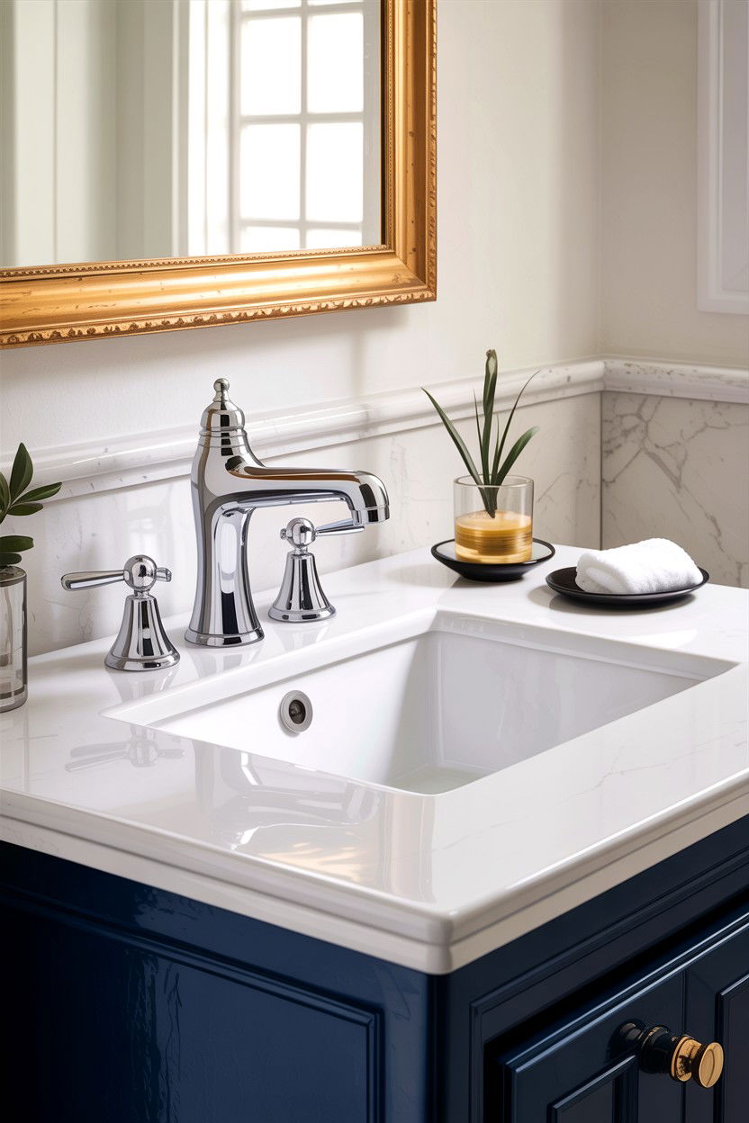 Chrome lever handle bathroom faucet - 30 chrome faucet ideas