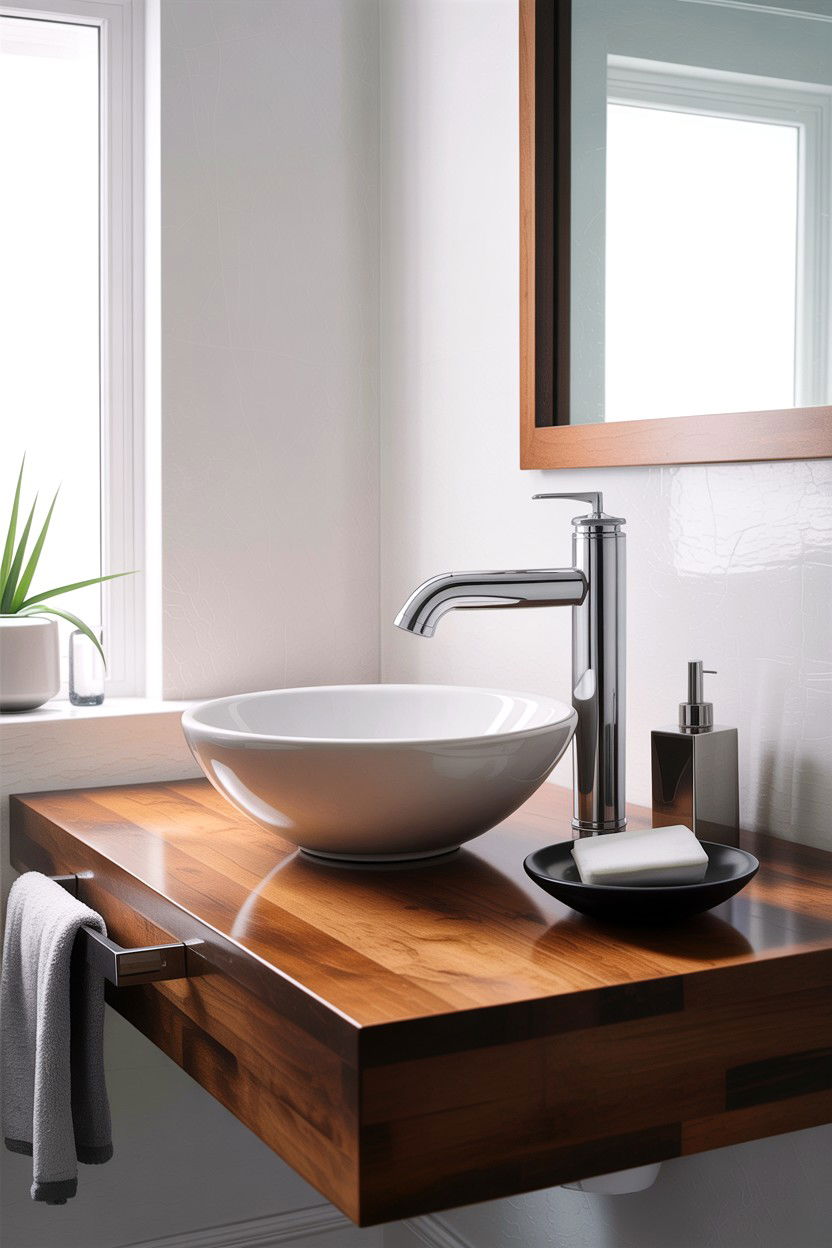 Chrome vessel sink faucet - 30 chrome faucet ideas