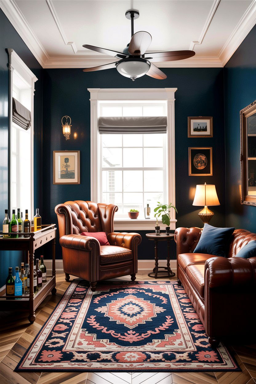 Cigar Chair Masculine Interior - 30 living room Wegner chair ideas