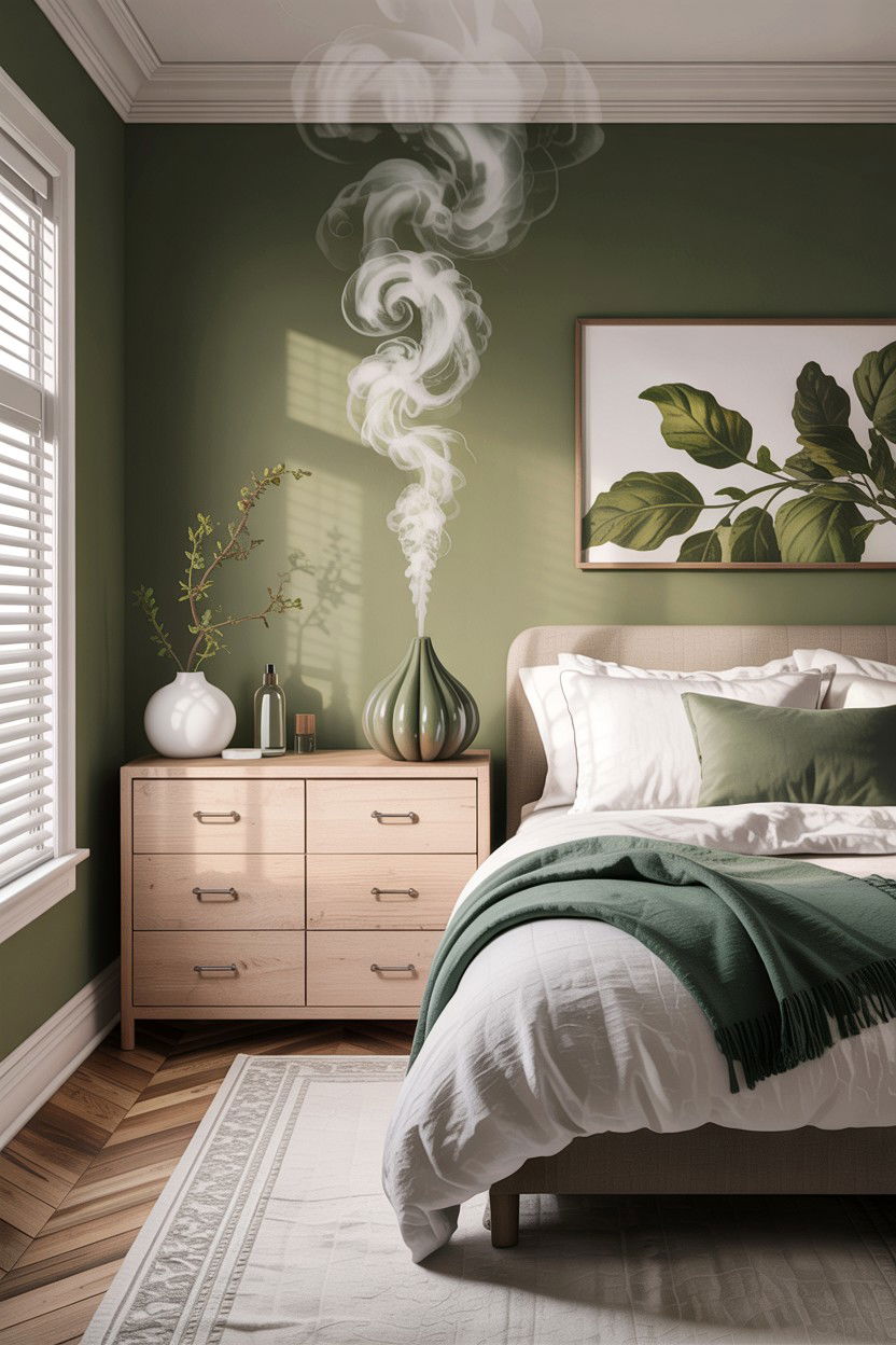 Clary Sage Bedroom - 30 bedroom aromatherapy ideas