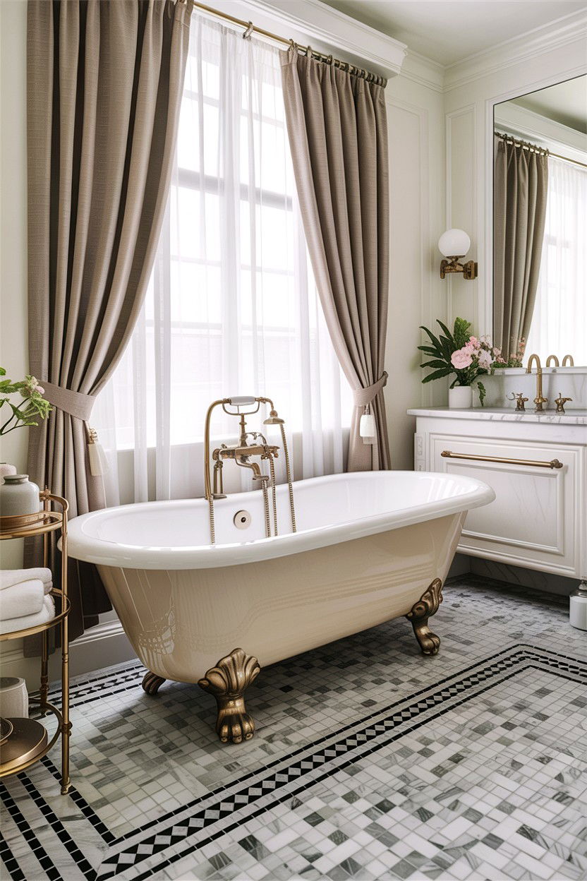 Clawfoot Tub - 30 classic bathroom ideas