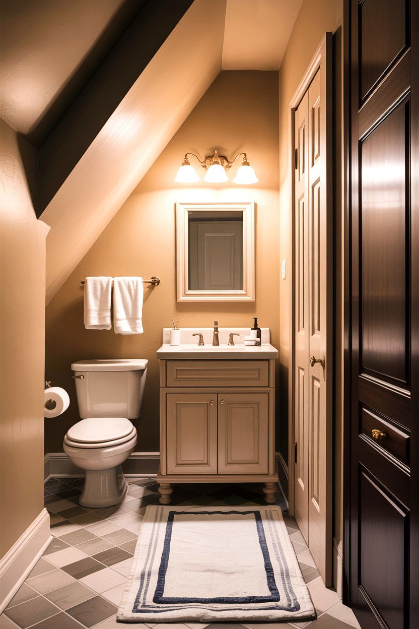 Closet under stairs bathroom - 30 closet to bathroom conversion ideas