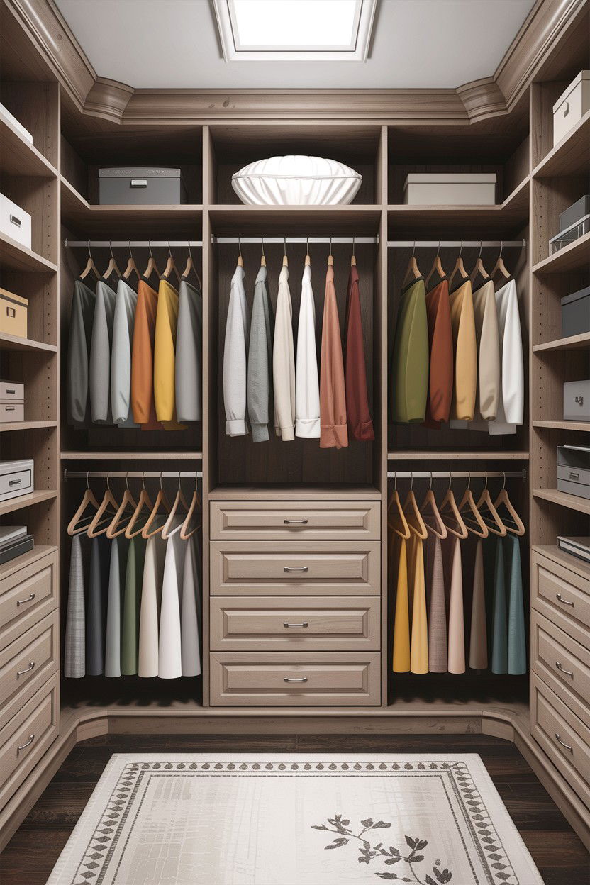 Closet with drawers - 30 bedroom closet systems