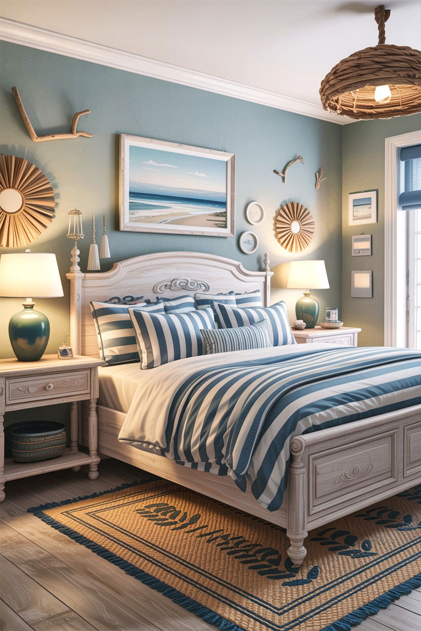 Coastal Apartment Bedroom - 30 apartment bedroom ideas