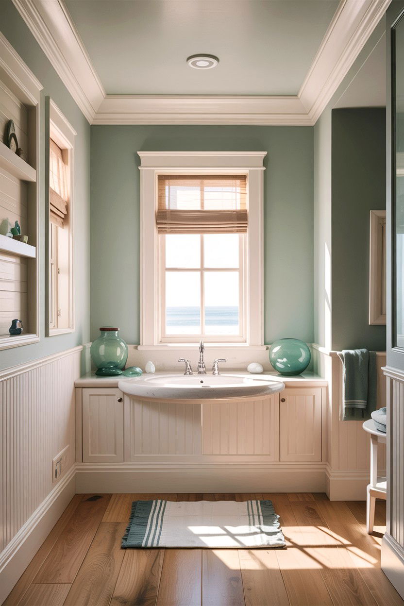 Coastal Bathroom Crown Molding - 30 bathroom crown molding ideas